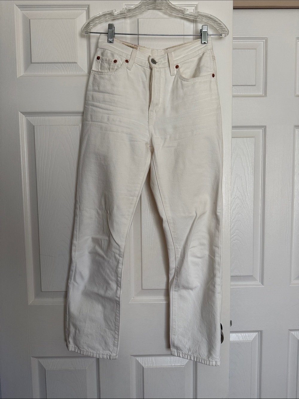 Levi’s 501 Original White Denim 25